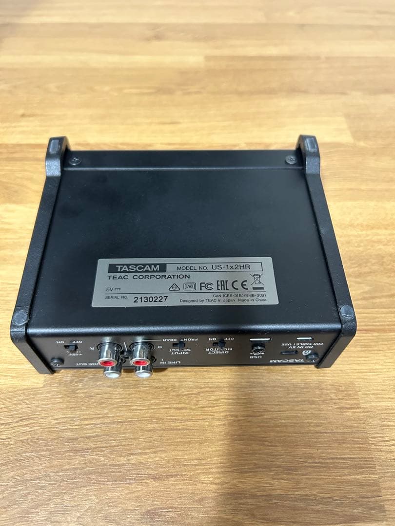 Shure MV7X + Tascam US1×2HR + XLRケーブルセット