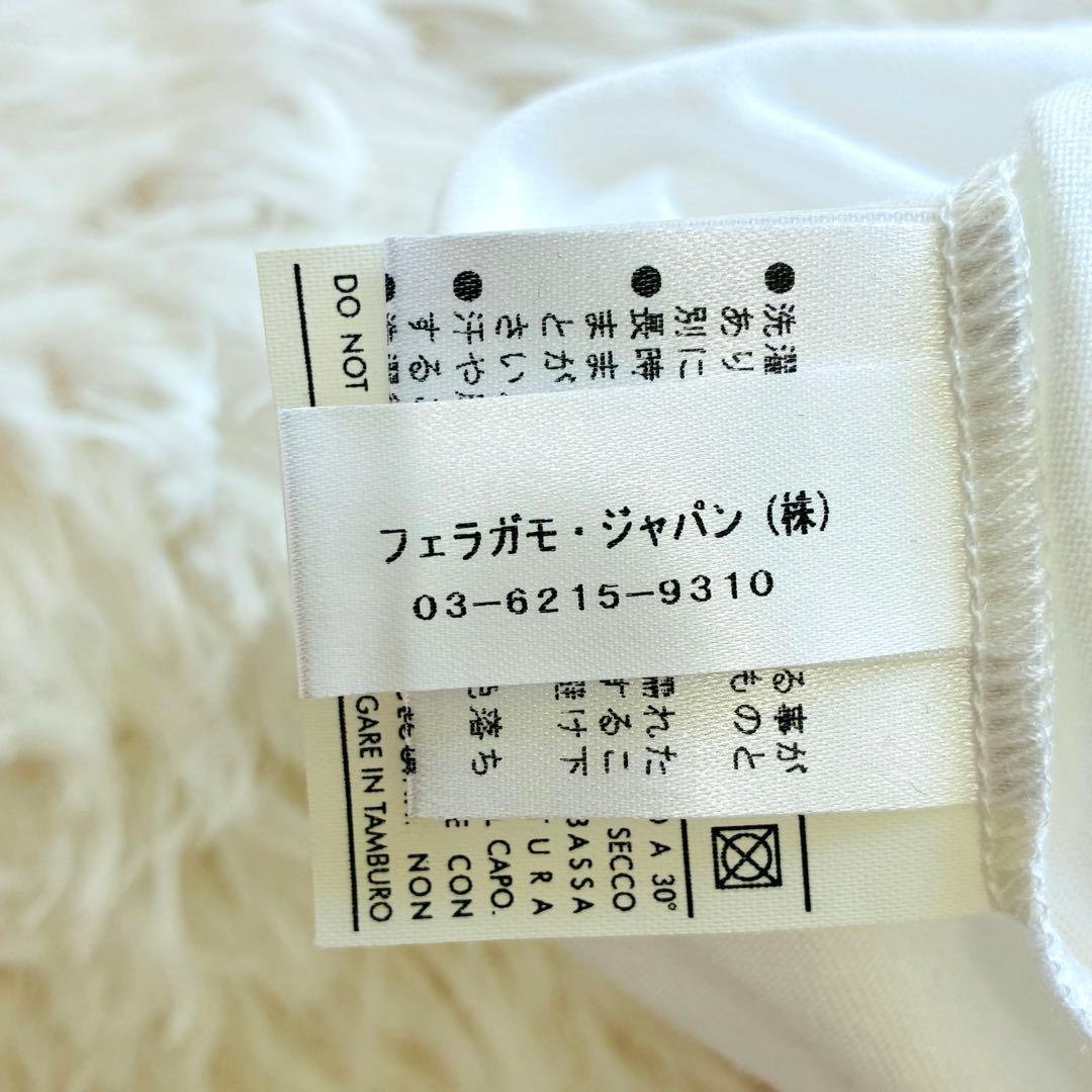 Salvatore Feragamo フェラガモ　Tシャツ ホワイト　L