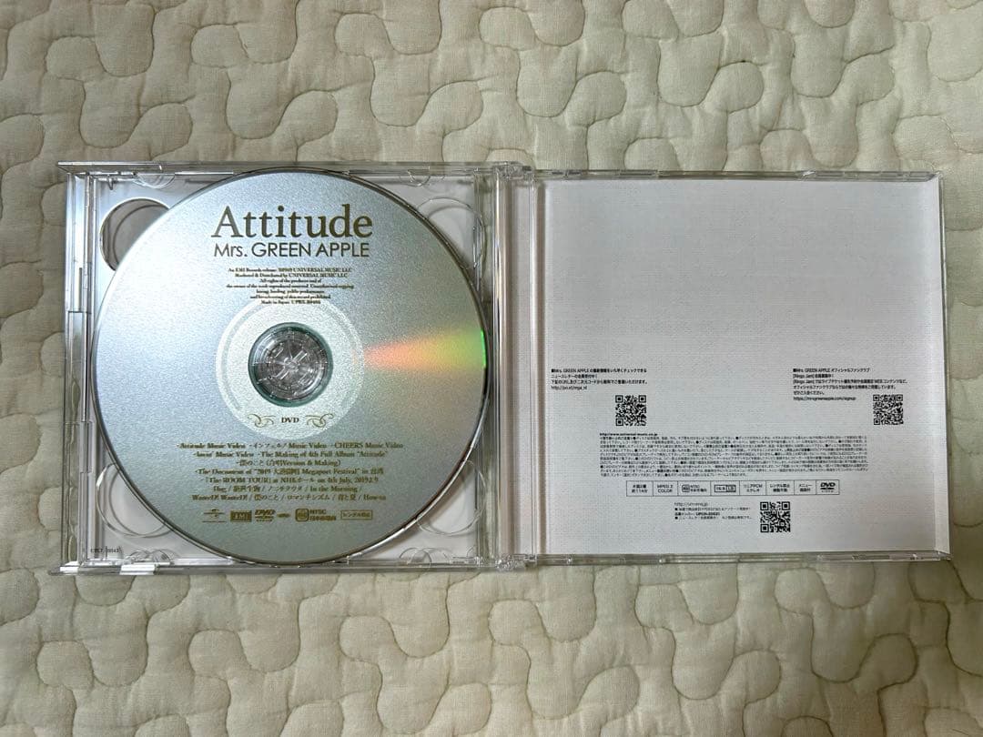 Mrs.GREEN APPLE 『Attitude』初回限定盤