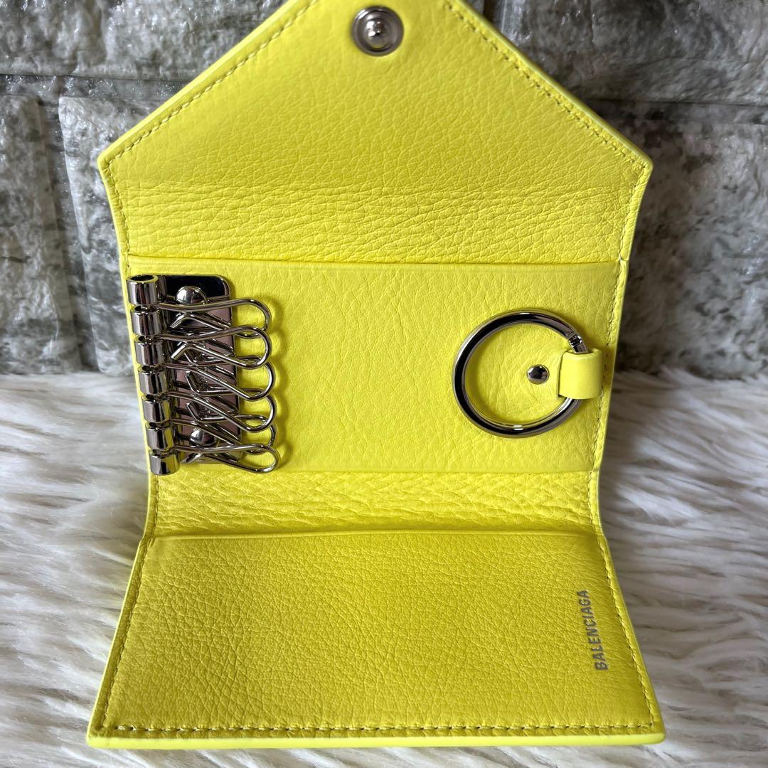 【新品未使用】バレンシアガ　ペーパー　6連　キーケース