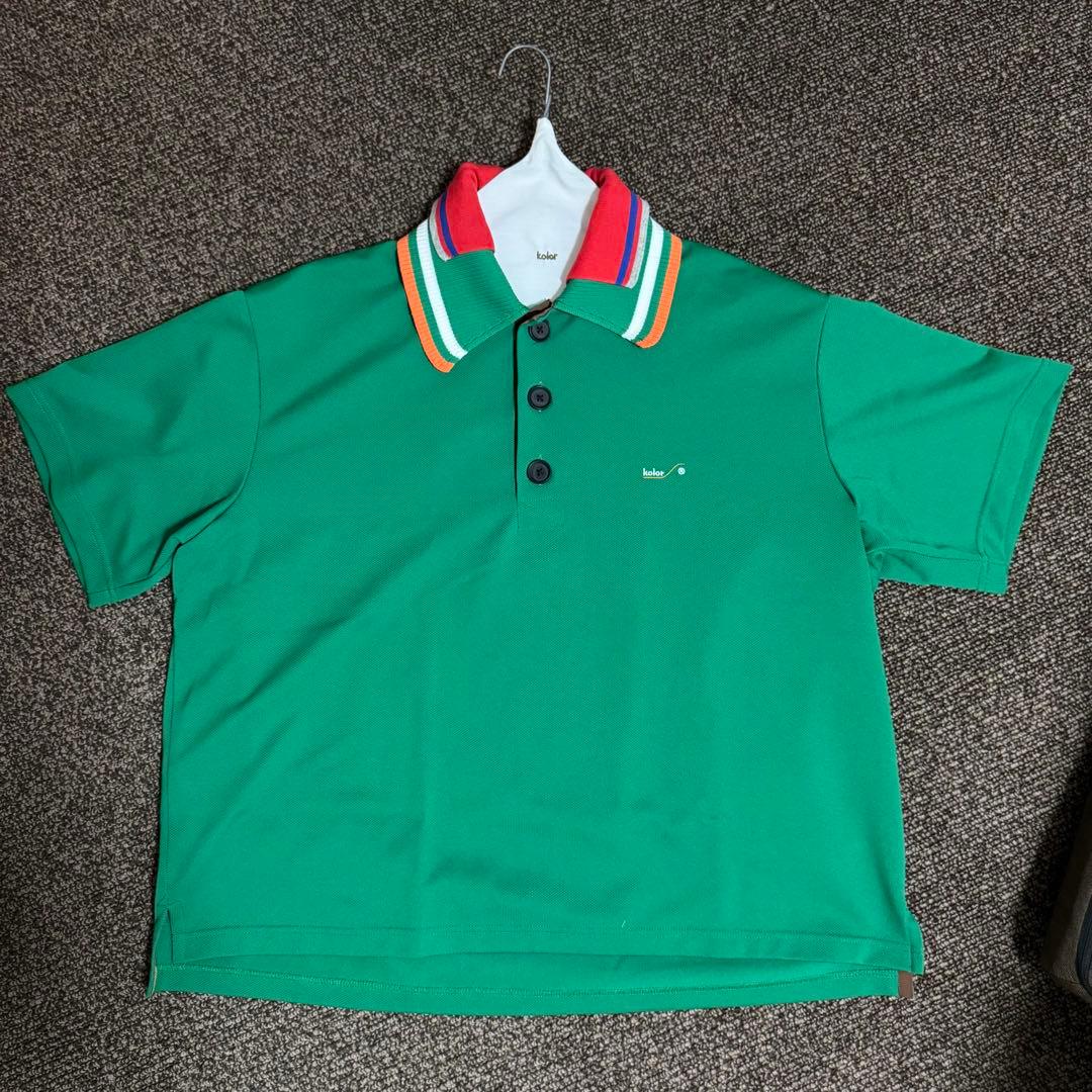 トップス kolor 2022ss polo shirt