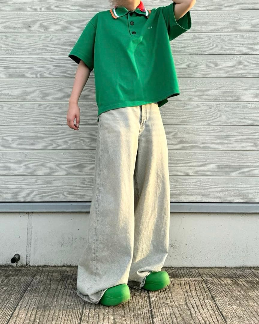 トップス kolor 2022ss polo shirt