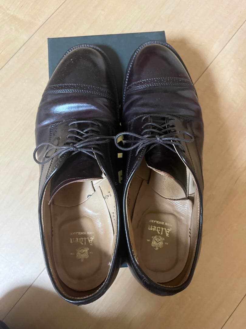 y*n様 Alden 56201 バーガンディー9D コードバン