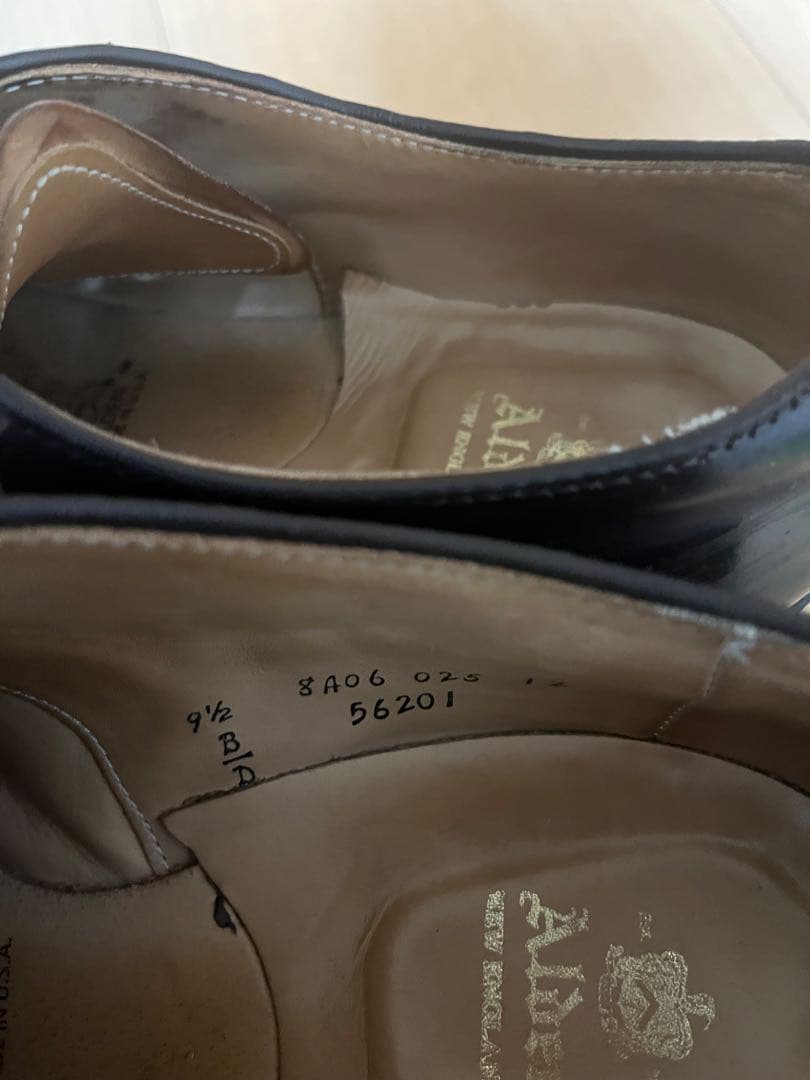 y*n様 Alden 56201 バーガンディー9D コードバン