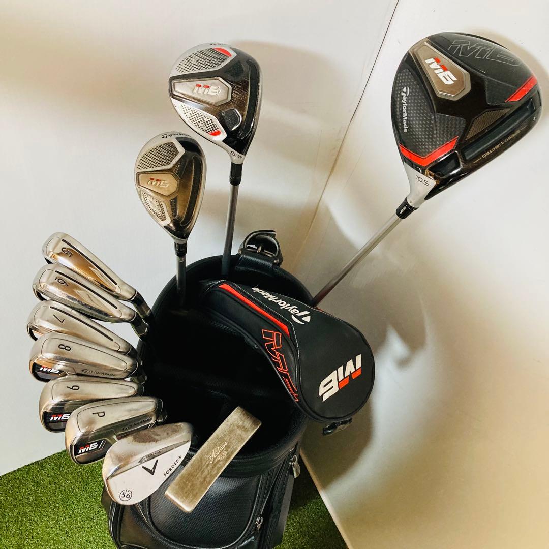 ぶっ飛び 簡単 入門 テーラーメイド M6 メンズ ゴルフセット 本格11本