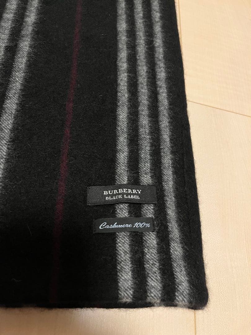 バーバリー　スヌード　ネックウォーマー　マフラー ブラック　美品