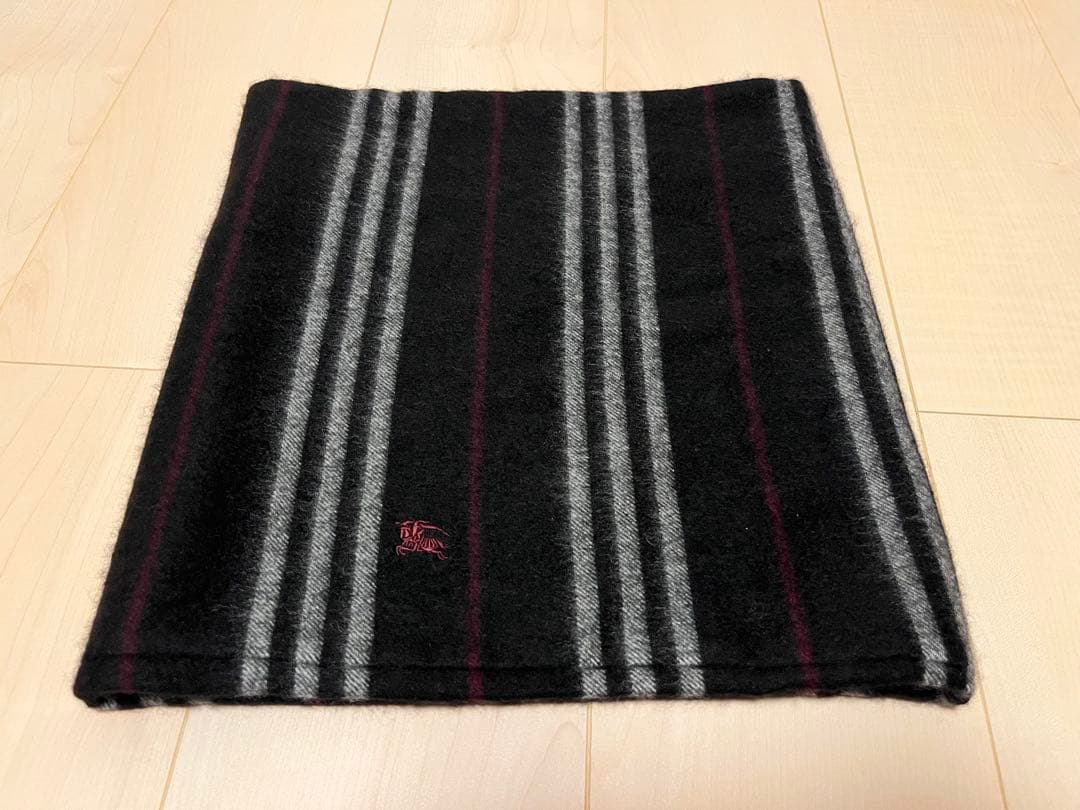 バーバリー　スヌード　ネックウォーマー　マフラー ブラック　美品