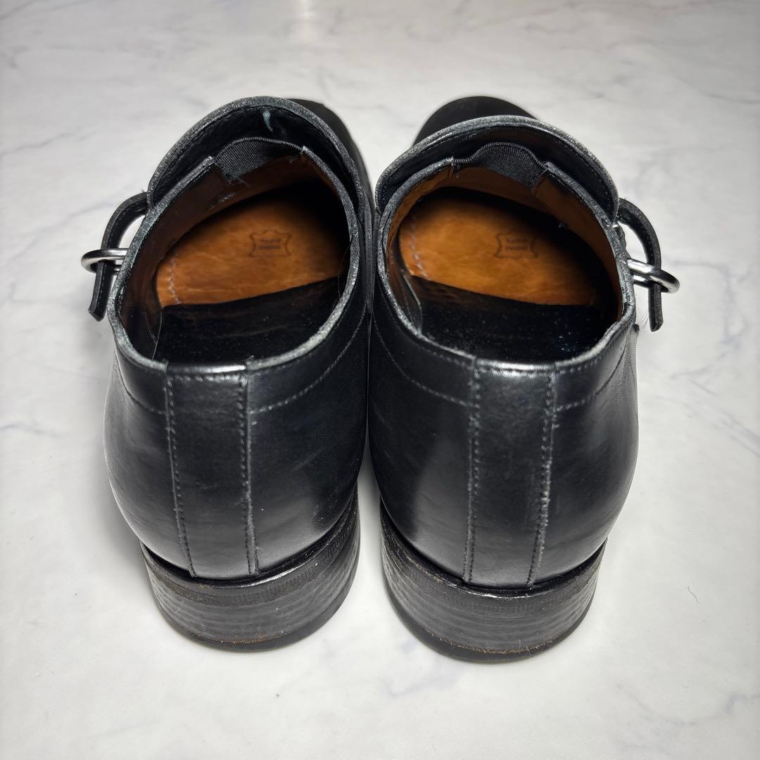 靴 PRADA belted leather shoes archive