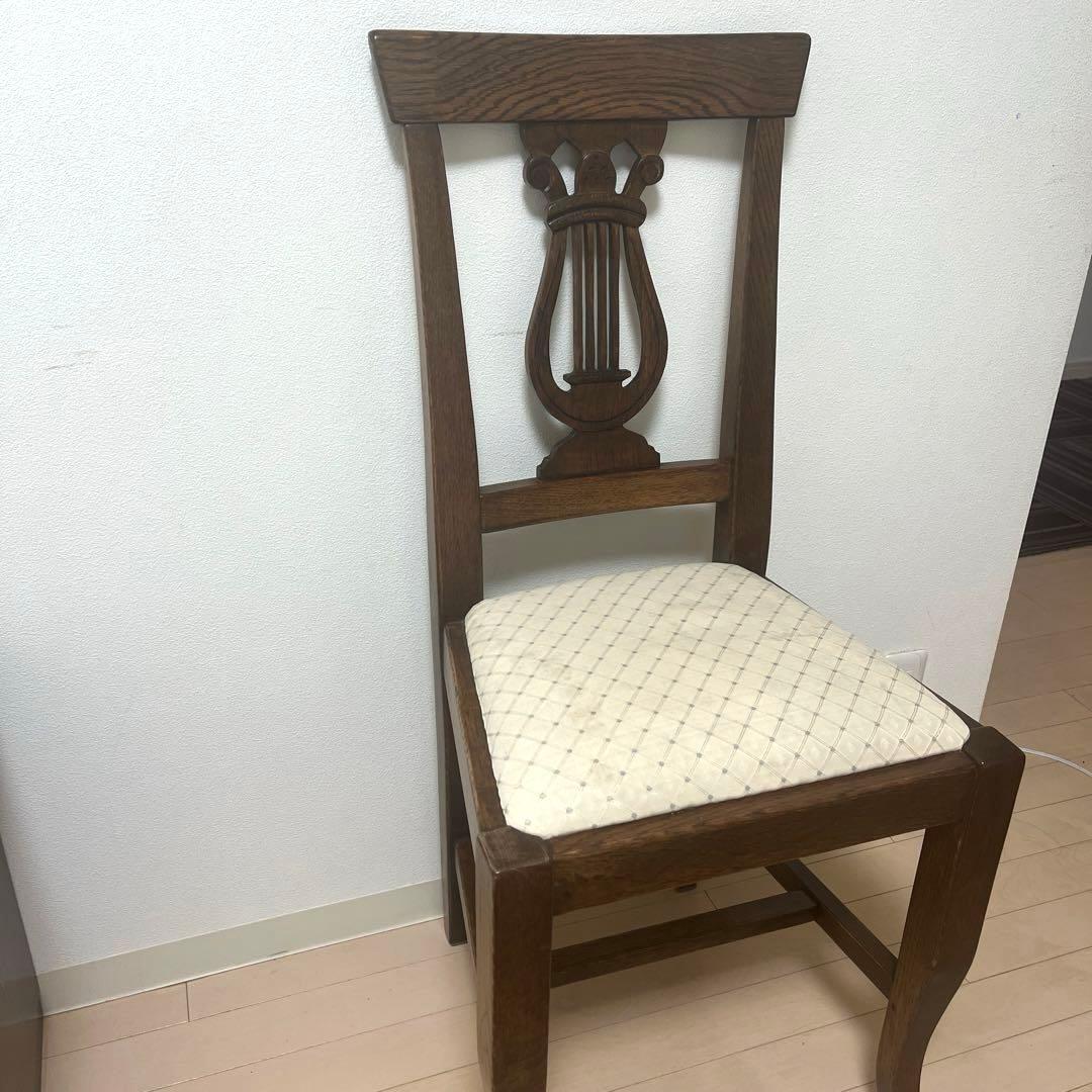 ダイニングチェア　イタリア製　イタリア　アンティーク　木製　ヴィンテージ