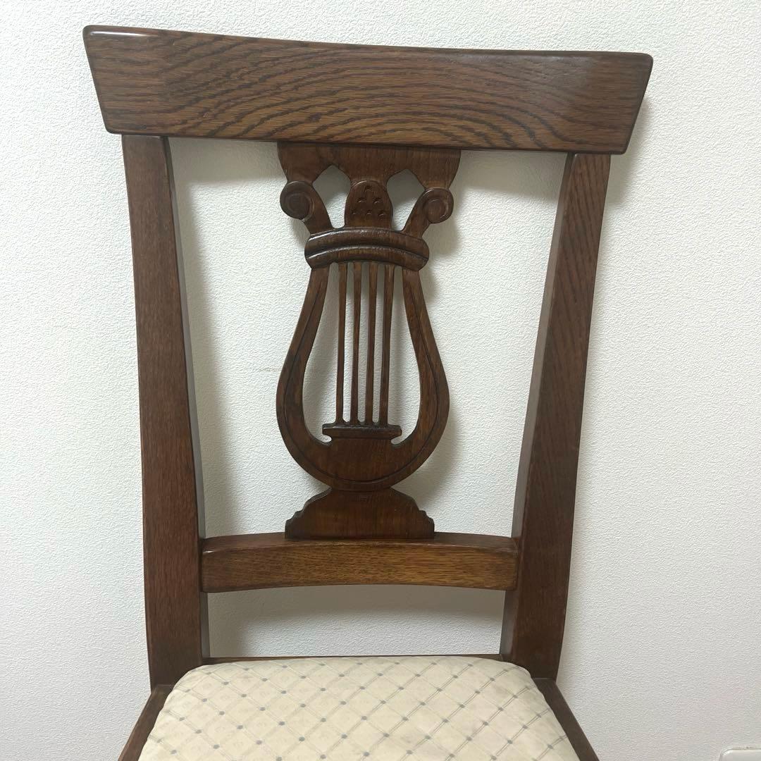 ダイニングチェア　イタリア製　イタリア　アンティーク　木製　ヴィンテージ