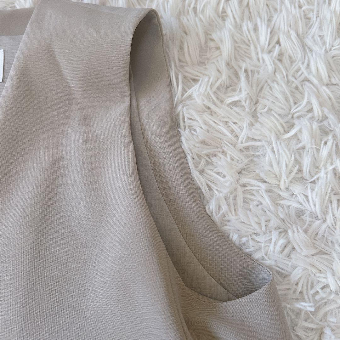 ソージュ SOEJU ソフトオックスノーカラージレ ベスト ベージュ モデラート