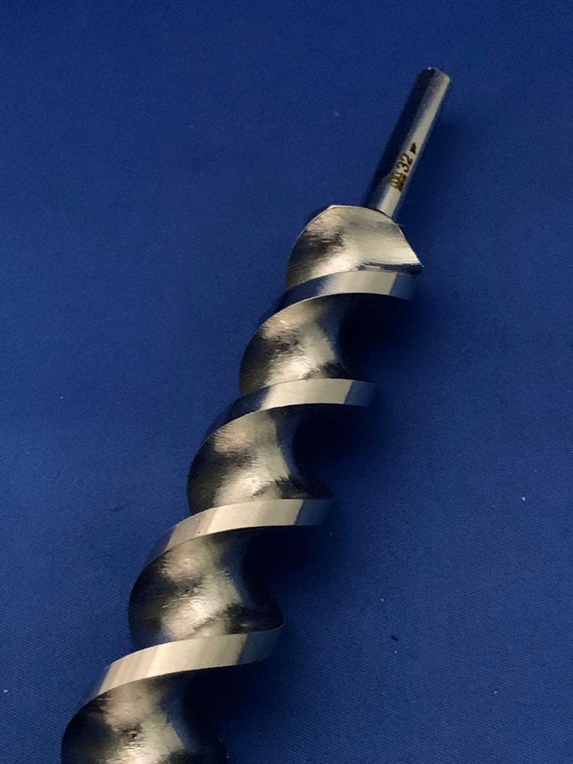 ポールセッティングドリル刃 32x500mm 超硬チップ付 軸径10mm (2)