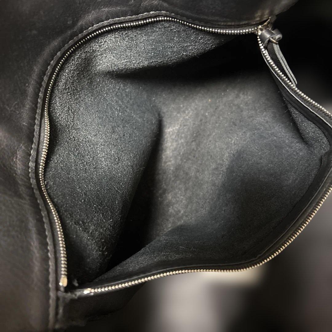 バレンシアガ　ペーパーバッグ　ブラック　ミディアム