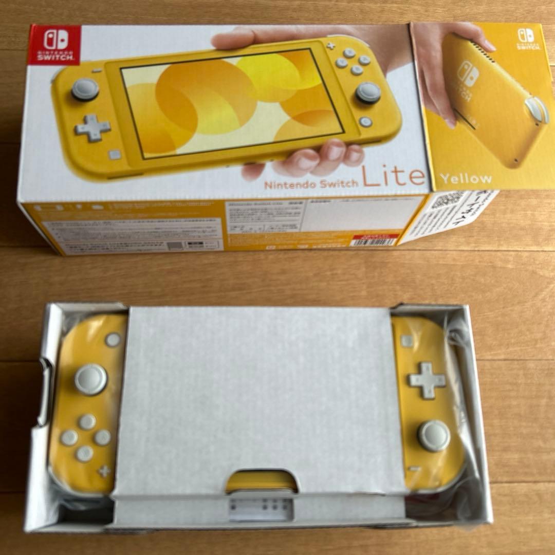 任天堂Switch Lite イエロー本体 充電器 保証書付