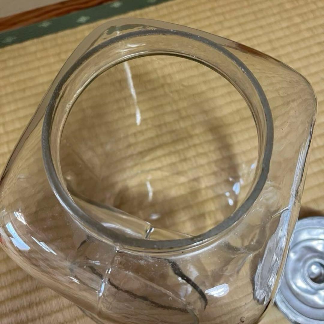 ガラス瓶　アンティーク　和ガラス　駄菓子屋　二つ蓋　レトロ　ヴィンテージ　硝子①