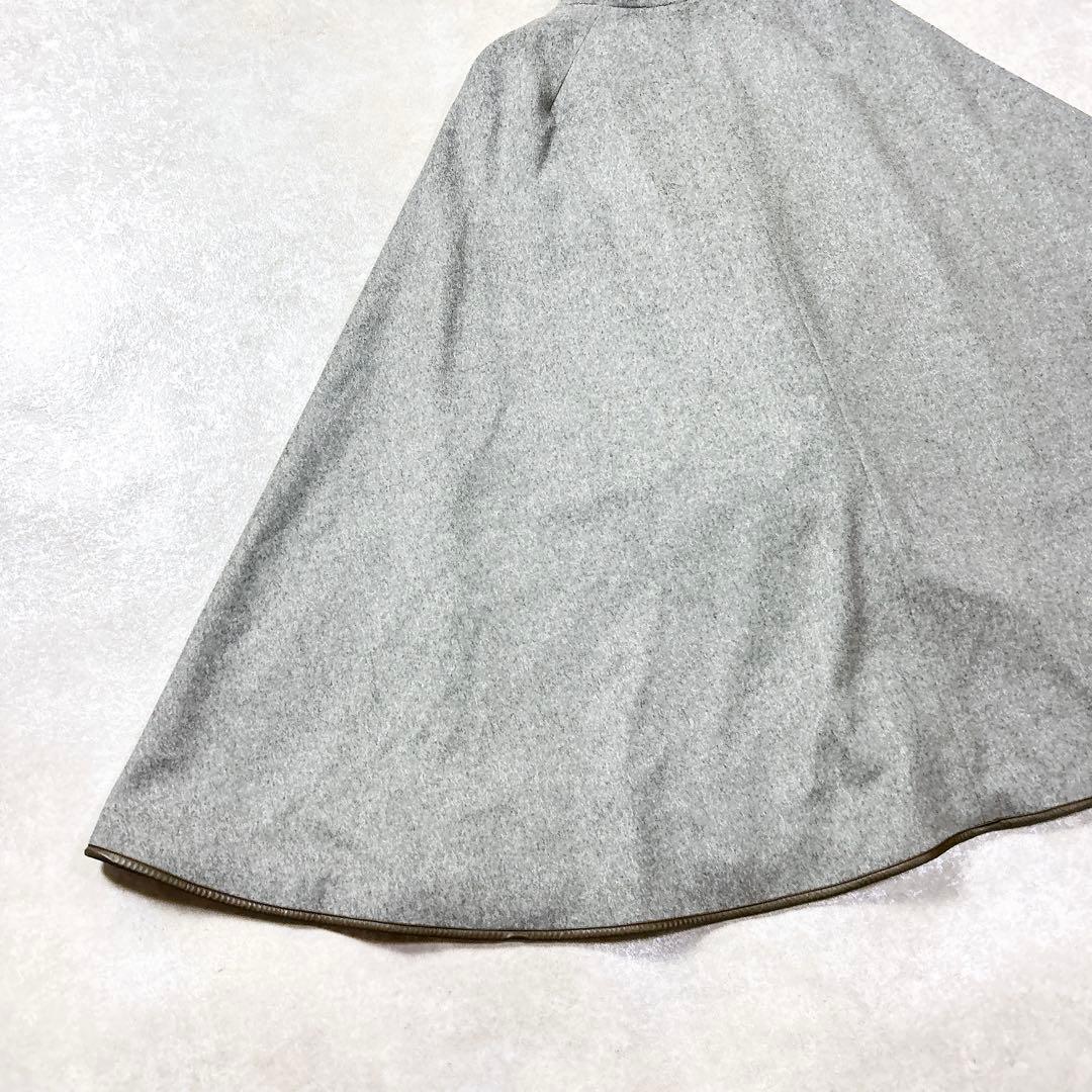 【美品】エストネーション　estnation カシミヤビーバーケープコート