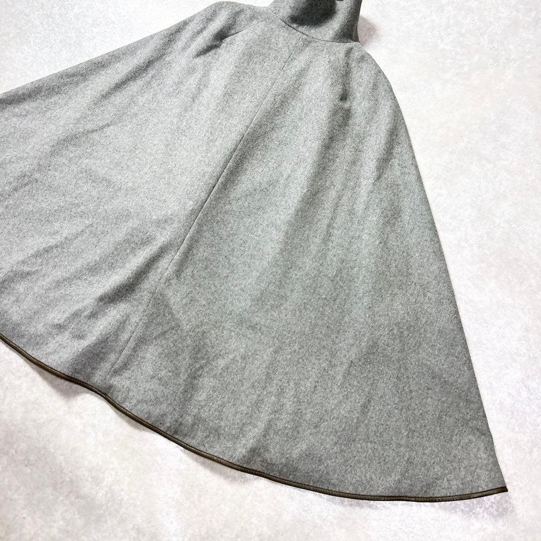 【美品】エストネーション　estnation カシミヤビーバーケープコート