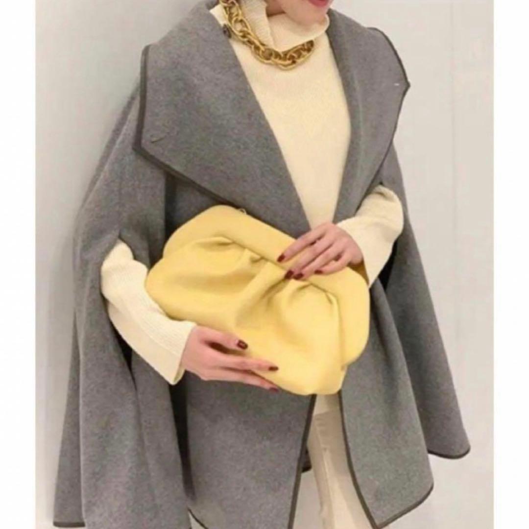 【美品】エストネーション　estnation カシミヤビーバーケープコート