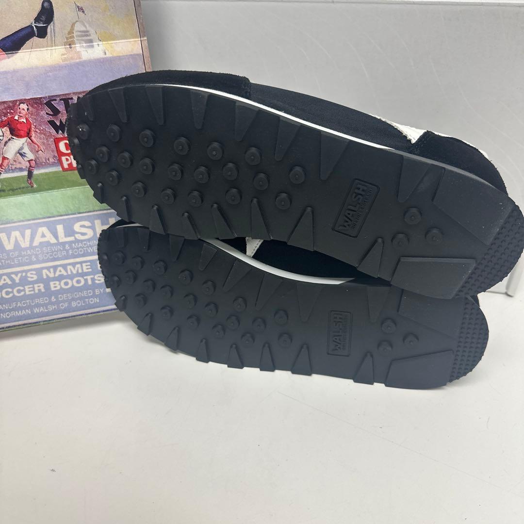 WALSH スニーカー ブラック/ホワイト　6(24.5cm-25cm)