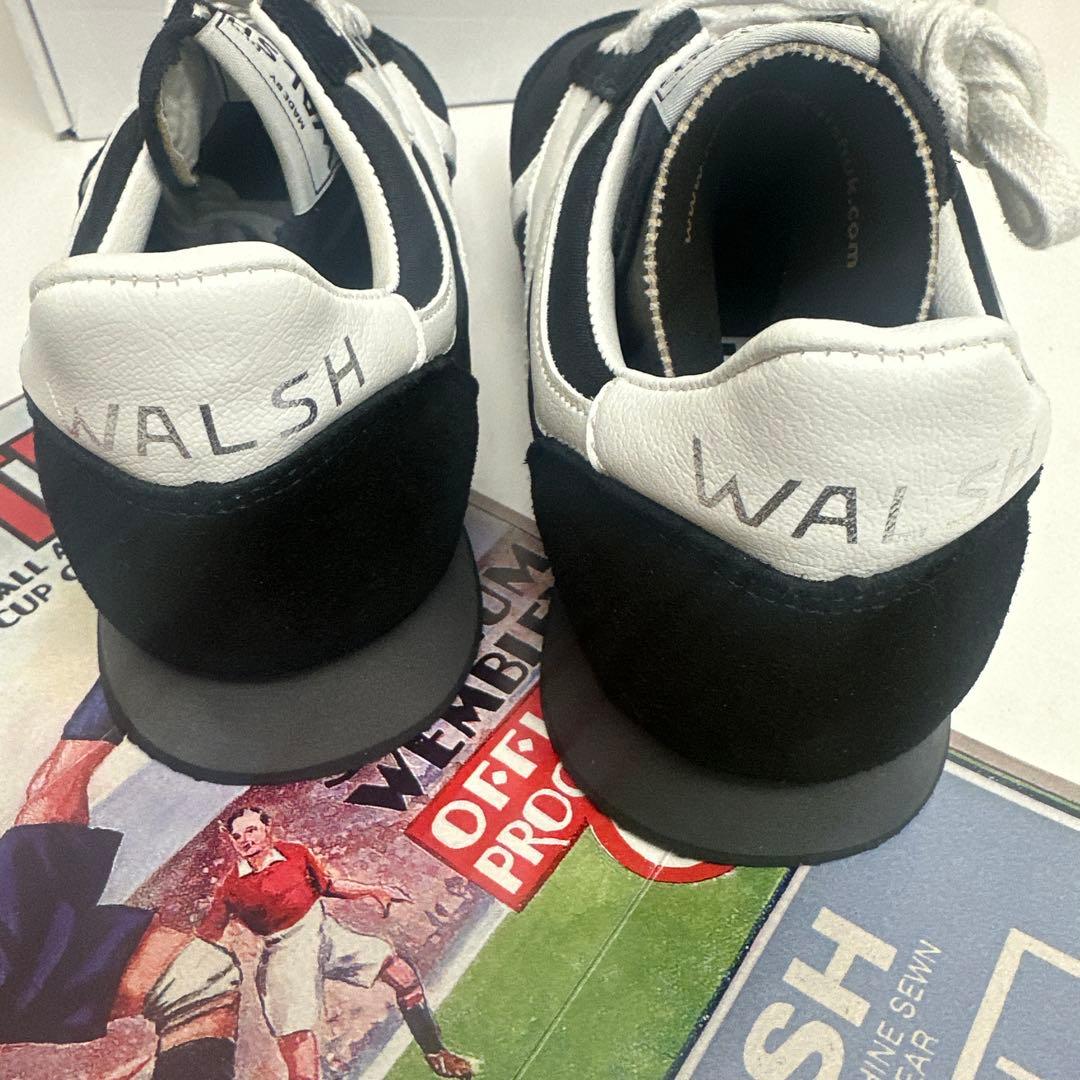 WALSH スニーカー ブラック/ホワイト　6(24.5cm-25cm)