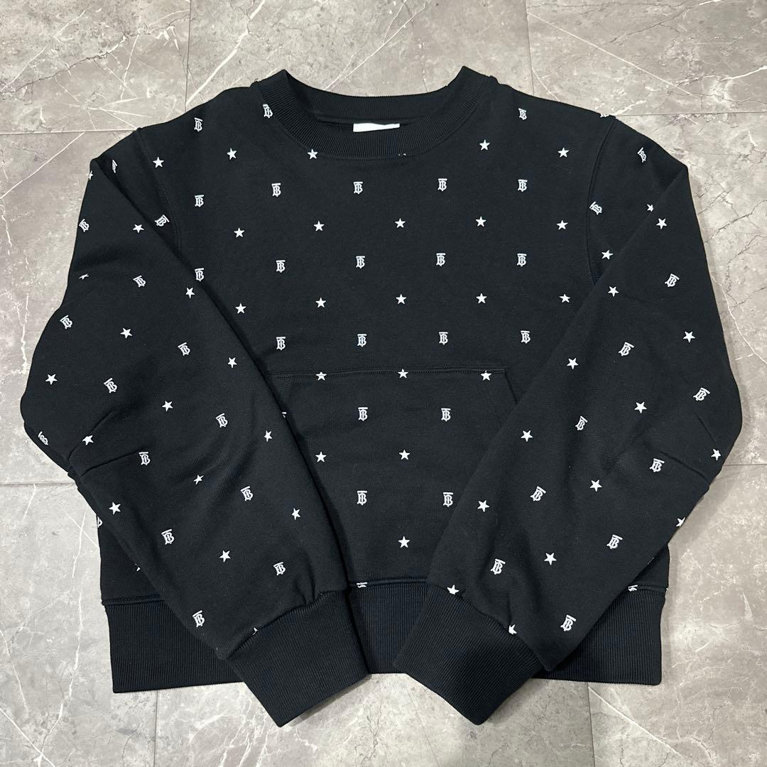 BURBERRY ブラック トレーナー 12Y 152