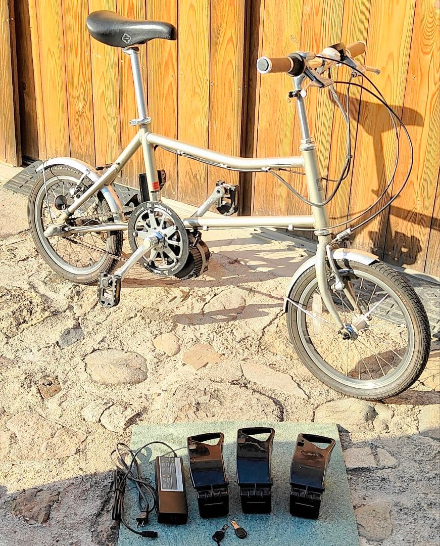 電動アシスト自転車 ミニベロ 16インチ 軽量アルミフレーム【近県無料配達】