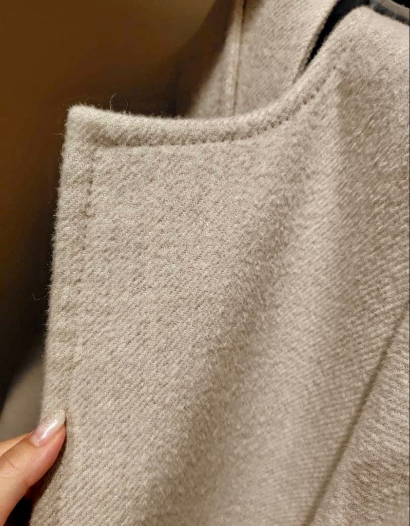 Chaos カオス グレースリャマノーカラーコート 金子綾