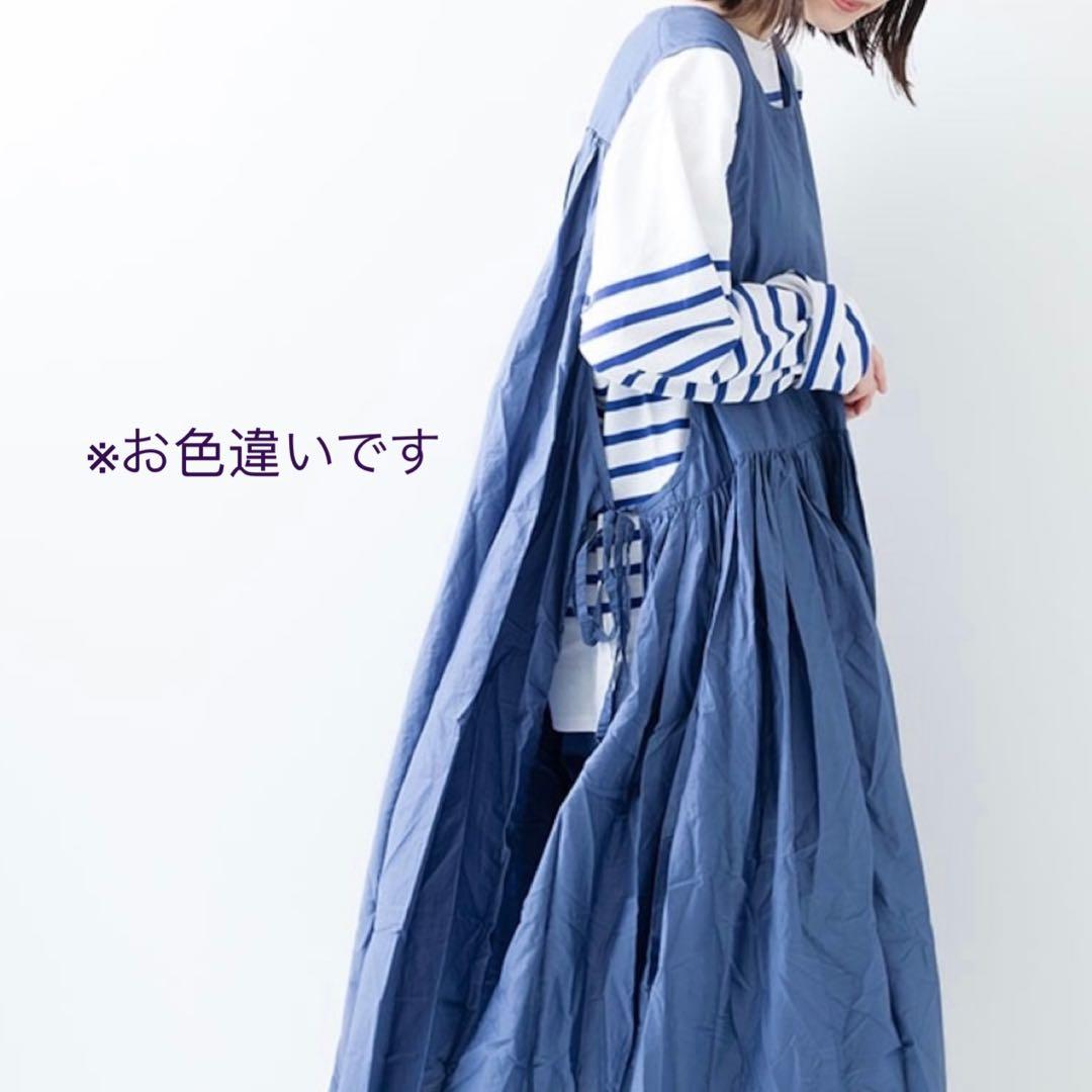 Veritecoeur ヴェリテクール　ギャザーリボン ワンピース　ベージュ