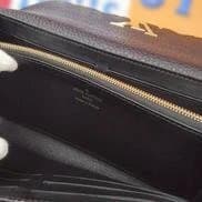 LOUIS VUITTON 黒 長財布　ポルトフォイヌ・カプシーヌ