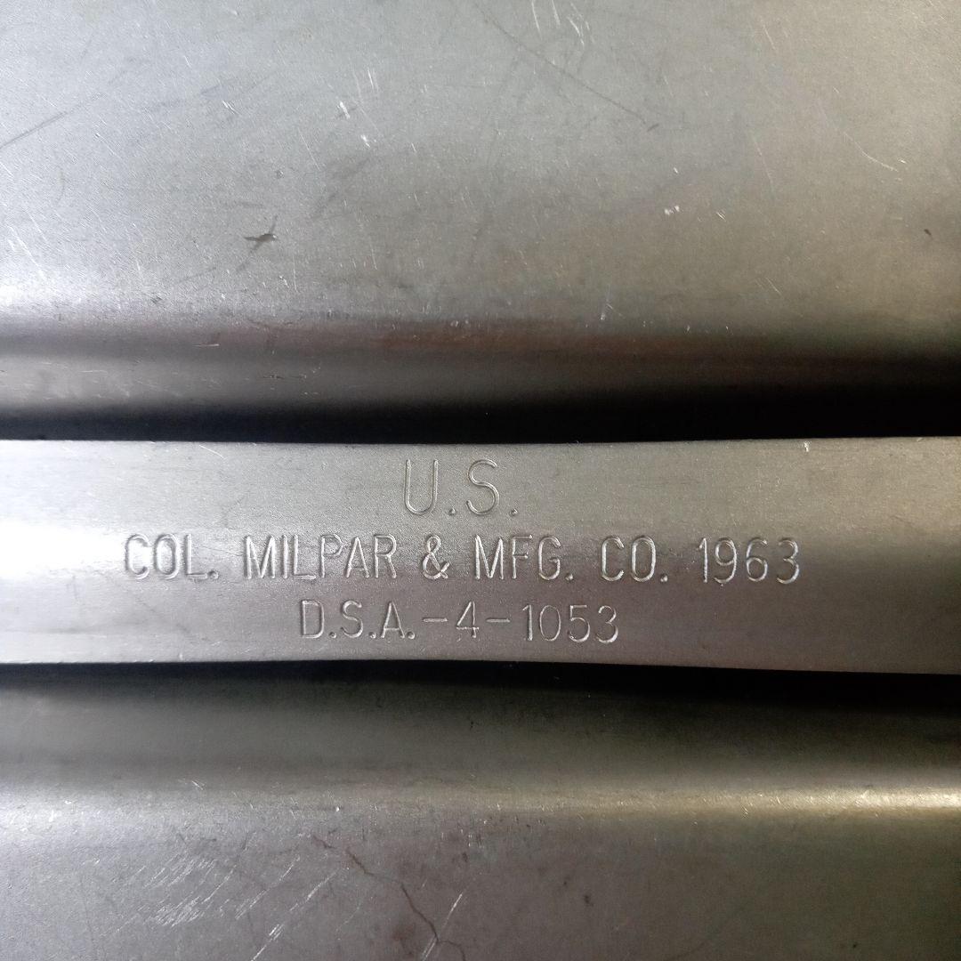 U.S. 1963年製 米軍スキレットパンセットスプーン。フォーク。ナイフ付き