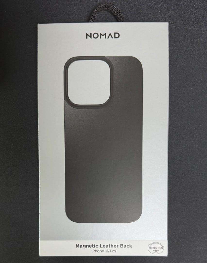 iPhoneアクセサリー NOMAD iPhone16Pro Magnetic Leather Back