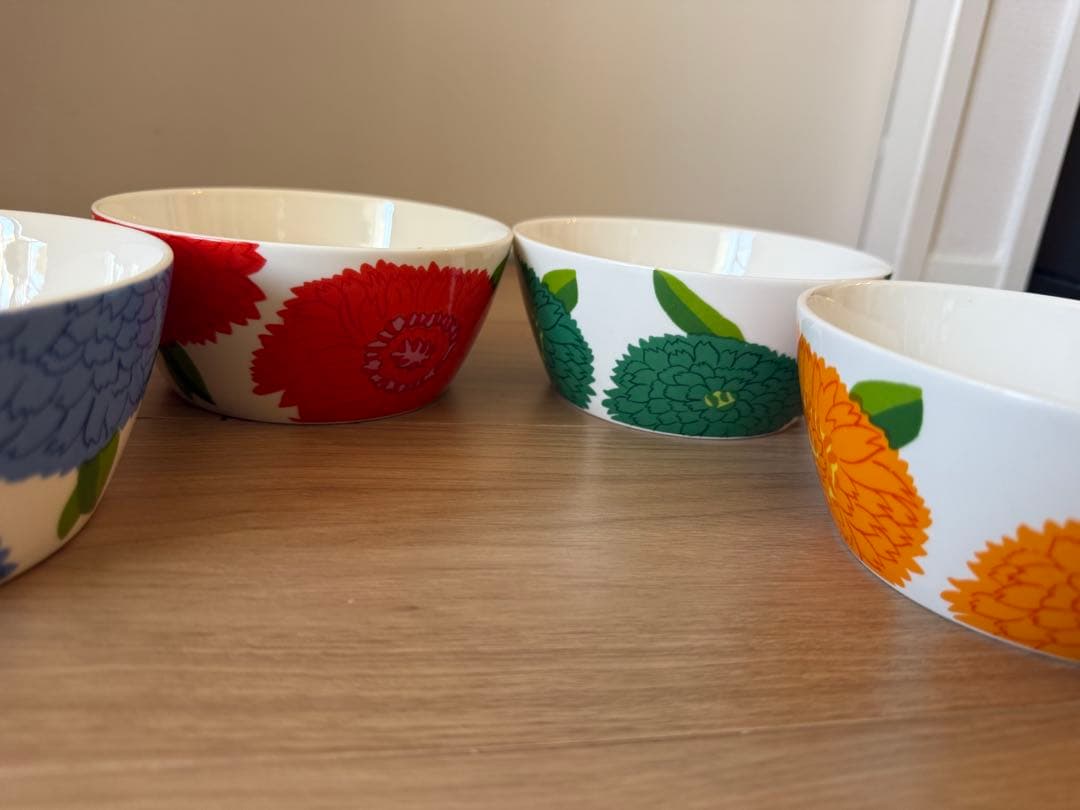 値下げ！イッタラ×マリメッコ　プリマヴェーラボウル　4色セット　まとめ売り