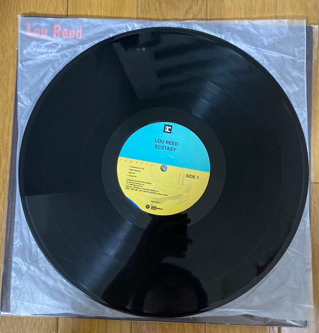 稀少アルゼンチン轟音ルーリード写真集付エクスタシーLou Reedレコード