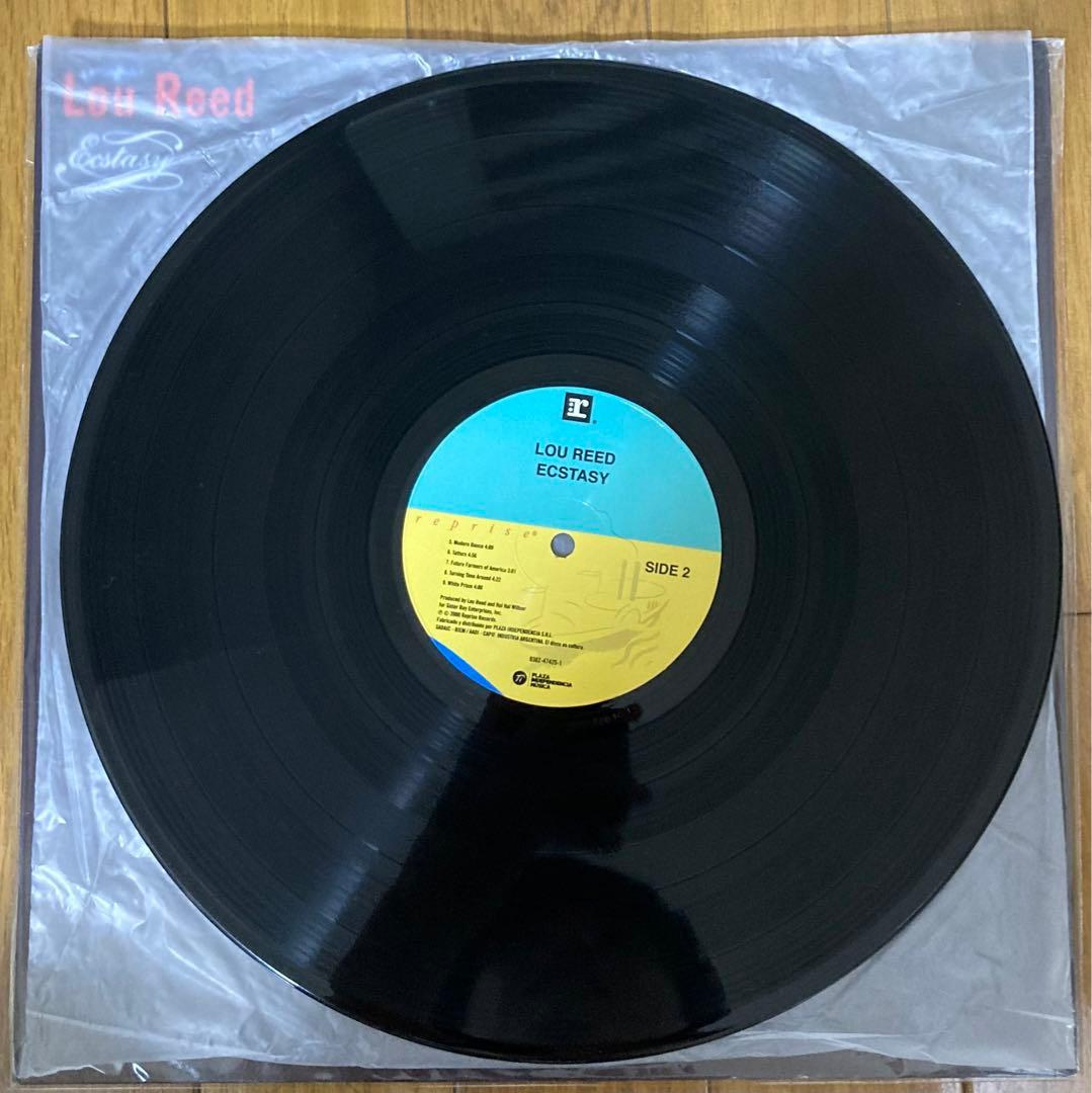 稀少アルゼンチン轟音ルーリード写真集付エクスタシーLou Reedレコード