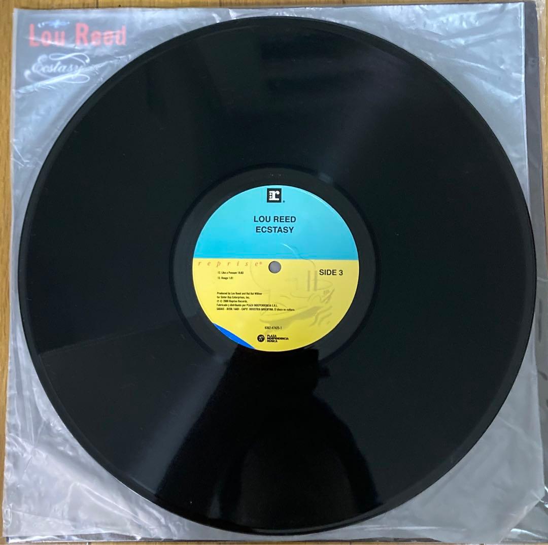 稀少アルゼンチン轟音ルーリード写真集付エクスタシーLou Reedレコード