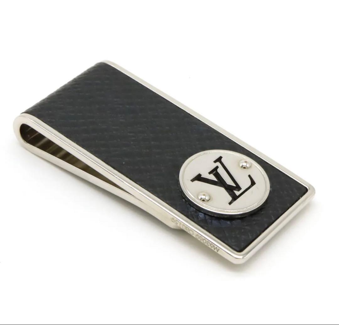 ルイヴィトン　マネークリップ　札ばさみ アルドワーズブラック 黒 シルバー