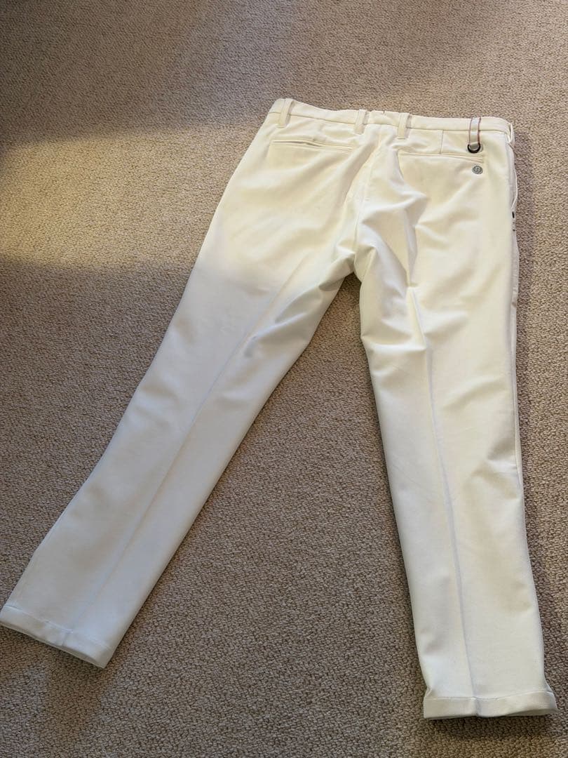 BRIEFING ホワイト スリムフィット パンツ