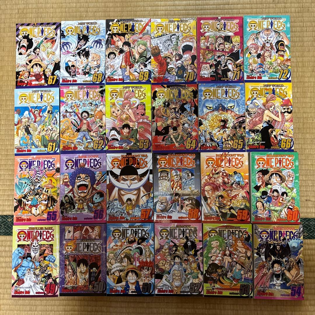 ワンピース漫画英語版1巻〜92巻