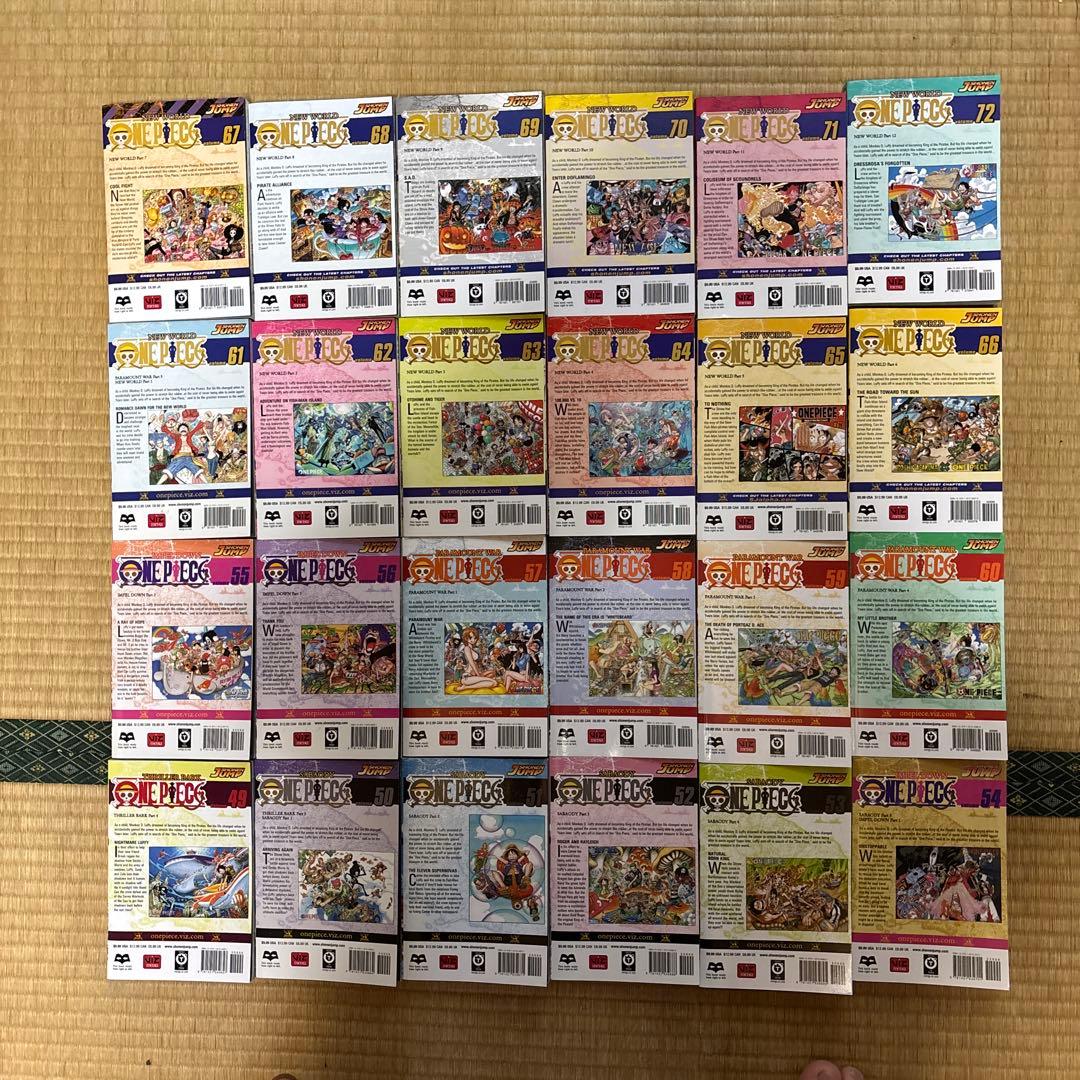 ワンピース漫画英語版1巻〜92巻