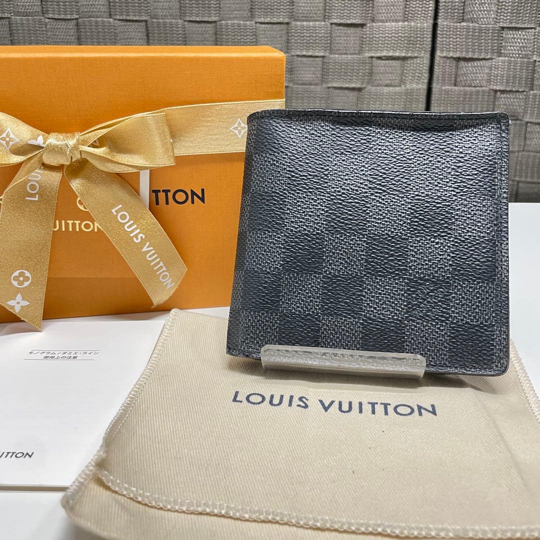 K*a様 LOUIS VUITTON ダミエ・グラフィット 二つ折り財布