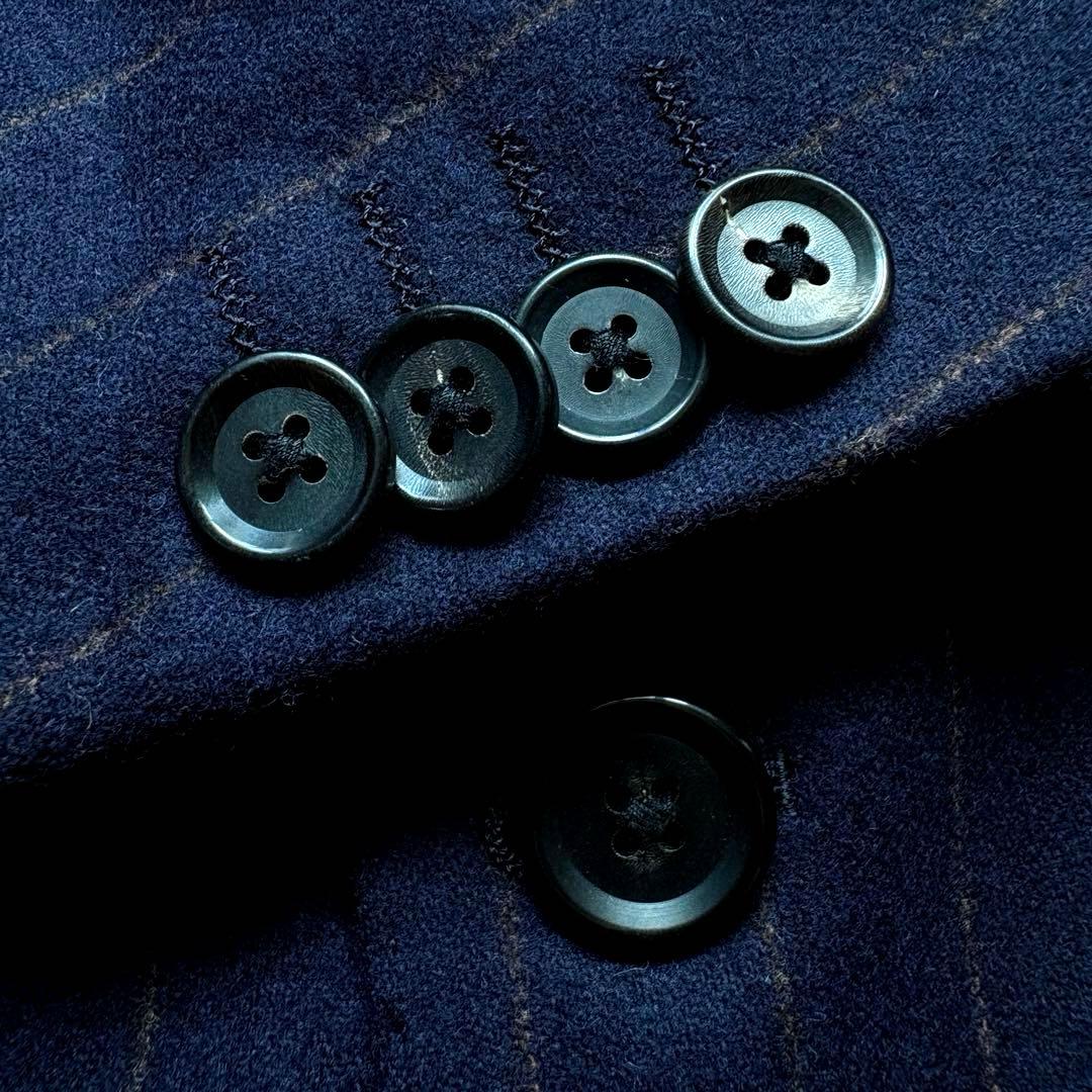 ★カノニコ Lサイズ★ONLY セットアップ スーツ 太ストライプ ネイビー