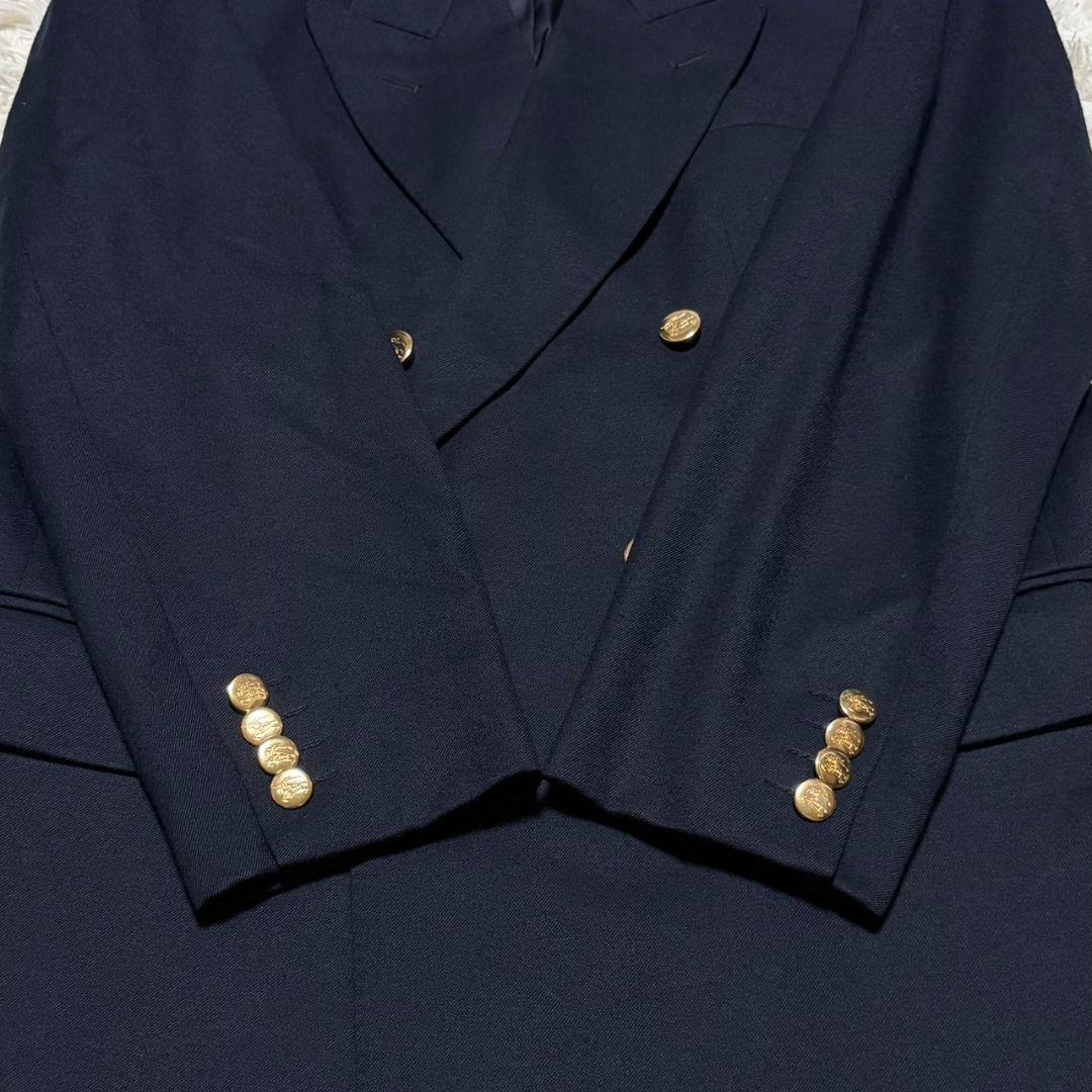 美品 バーバリーズ テーラードジャケット ダブル 金ボタン