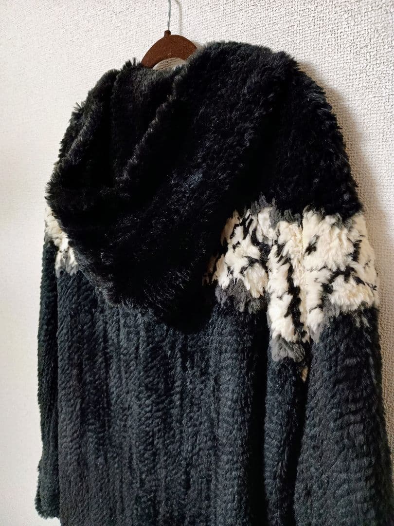 BACKLASH ラビットファー コート ダッフル