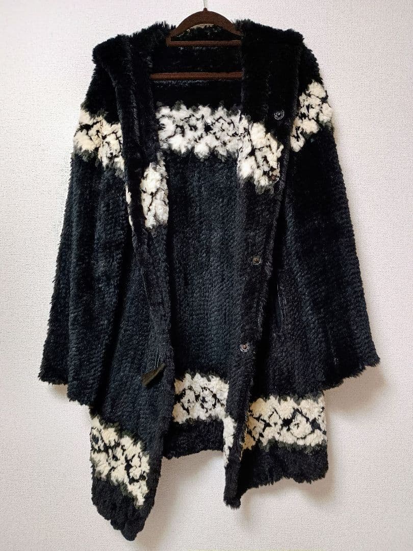 BACKLASH ラビットファー コート ダッフル