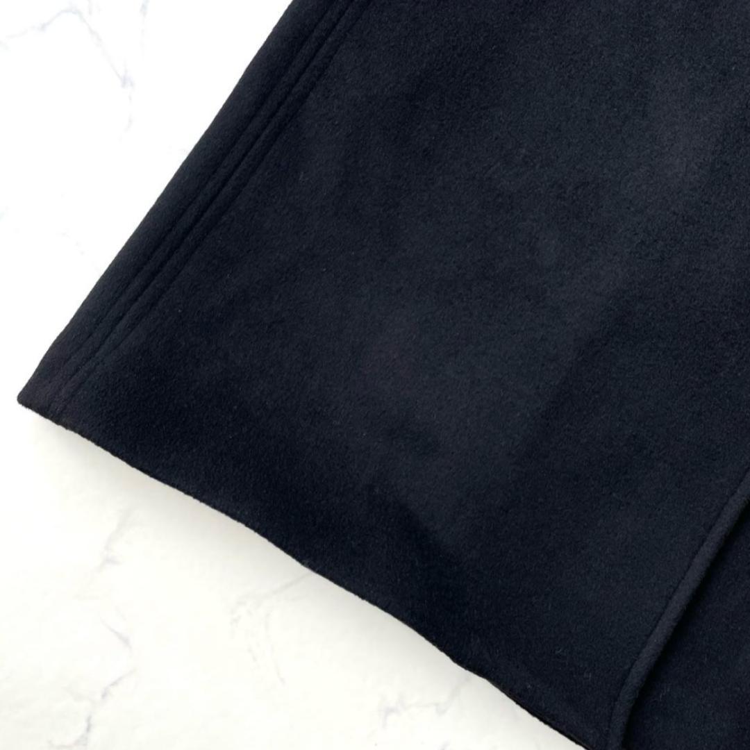 シップスエニィ 25AW バルマカーン コクーンコート ロング ウール ブラック