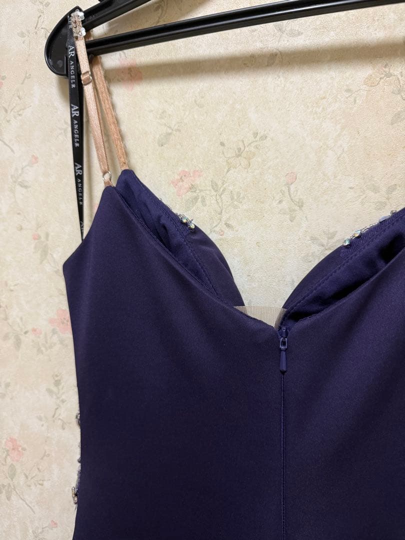 AngelR 紫ドレス キャバドレス Mサイズ ミニドレス　エンジェルアール