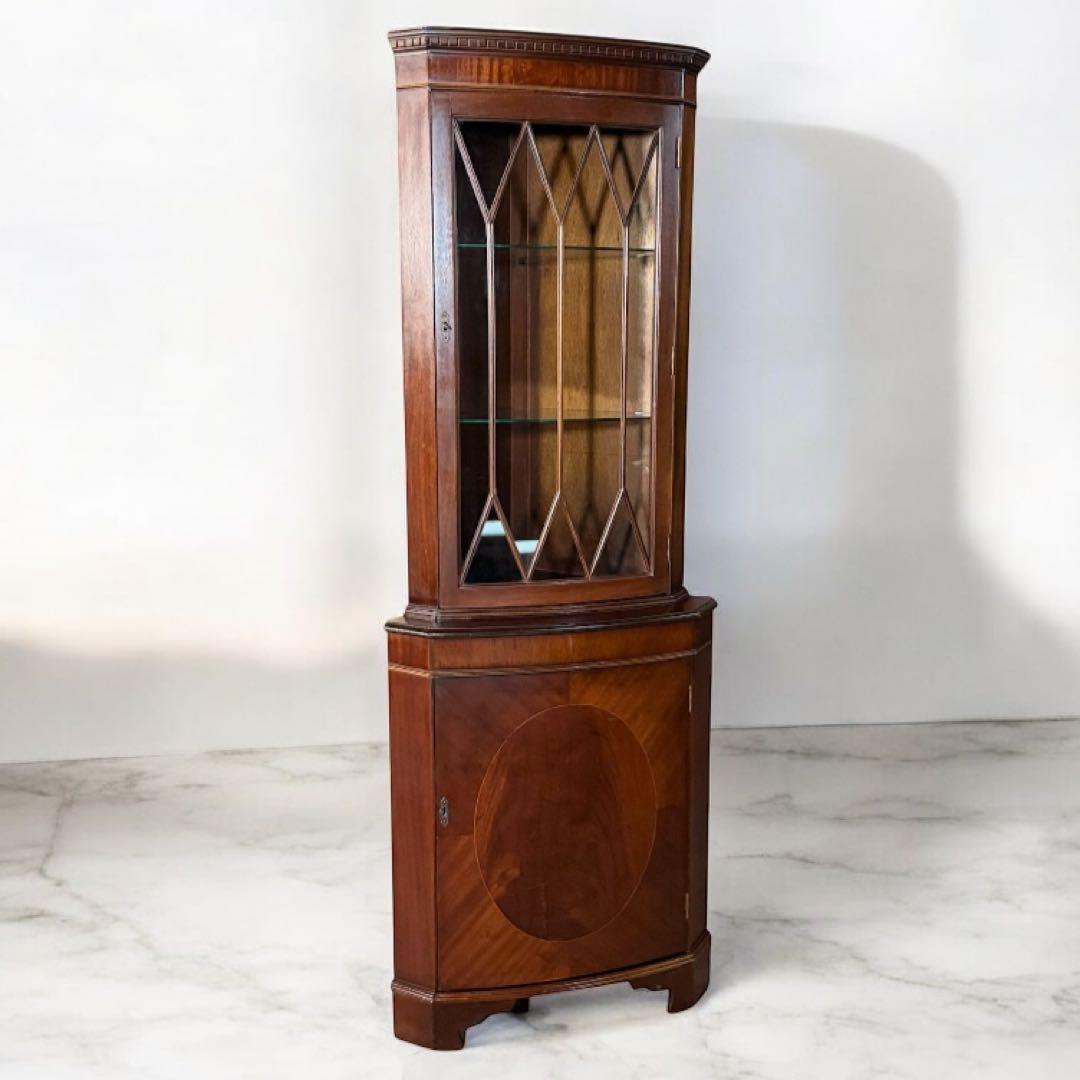 HR652 イギリス　英国　ビンテージ コーナーキャビネット