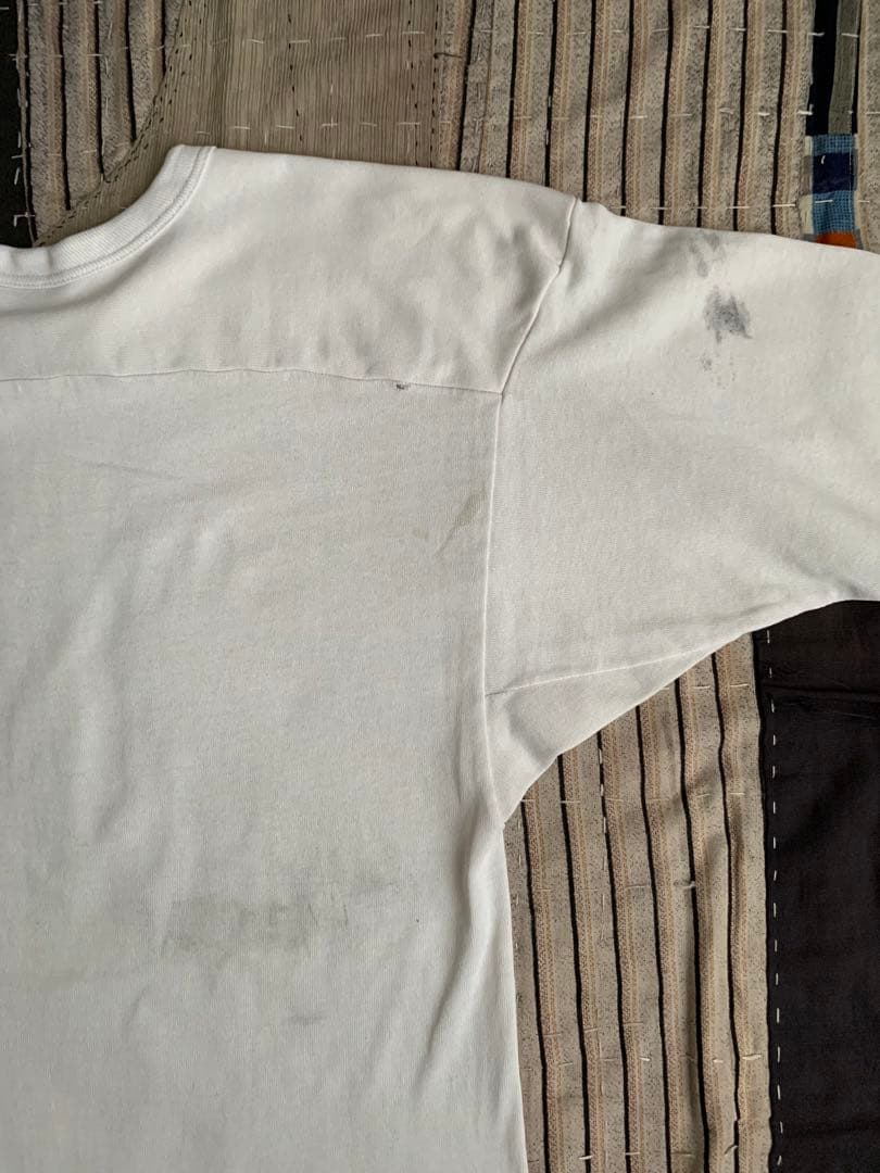 雰囲気抜群 80s russell vtg フットボール Tシャツ ラッセル