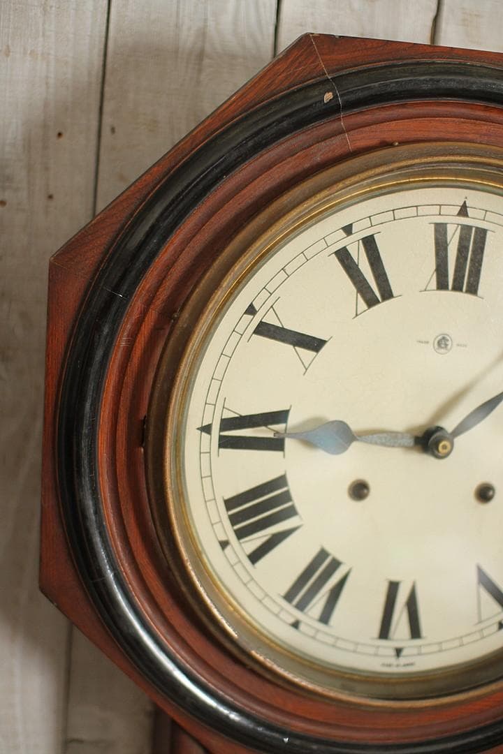 愛知時計製　古い掛時計　八角時計　高さ　82.5㎝