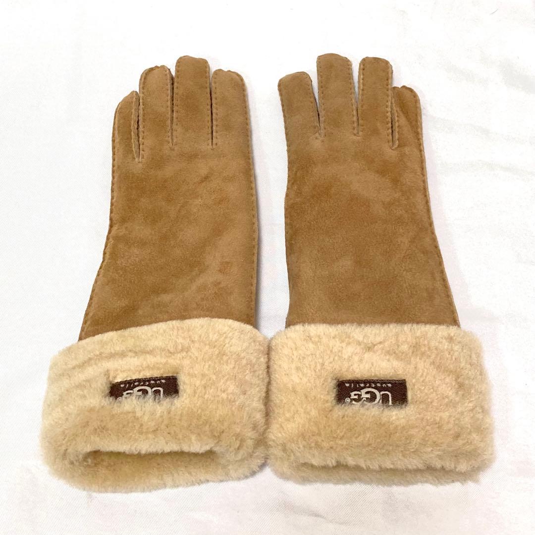美品 UGG Turn Cuff Glove シープスキン 手袋 L